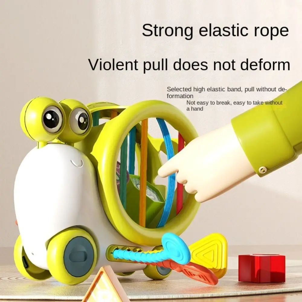 Trieur de formes d'escargot, jouets interactifs d'apprentissage précoce, blocs de Cognition de formes colorées, éducatifs Montessori