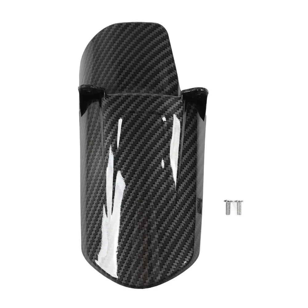 Carbon Fiber Style Motorcycle Rear Mudguard Quick Installation Splash Proof Wheel Splash Guard ABS Material Rear For Motorcycle