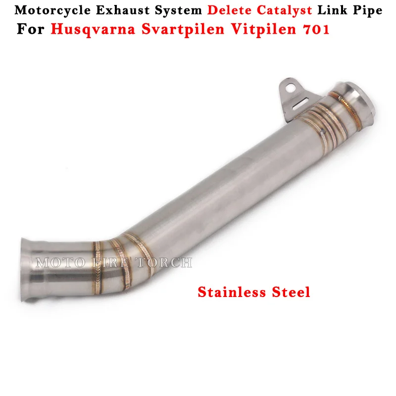 Motorcycle Exhaust Escape Modified Muffler Link Pipe For Husqvarna Svartpilen Vitpilen 701