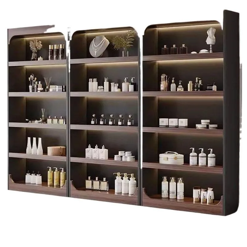 Shelf supermarket convenience store cabinet, wine rack new Chinese commercial multi-layer wine cabinet