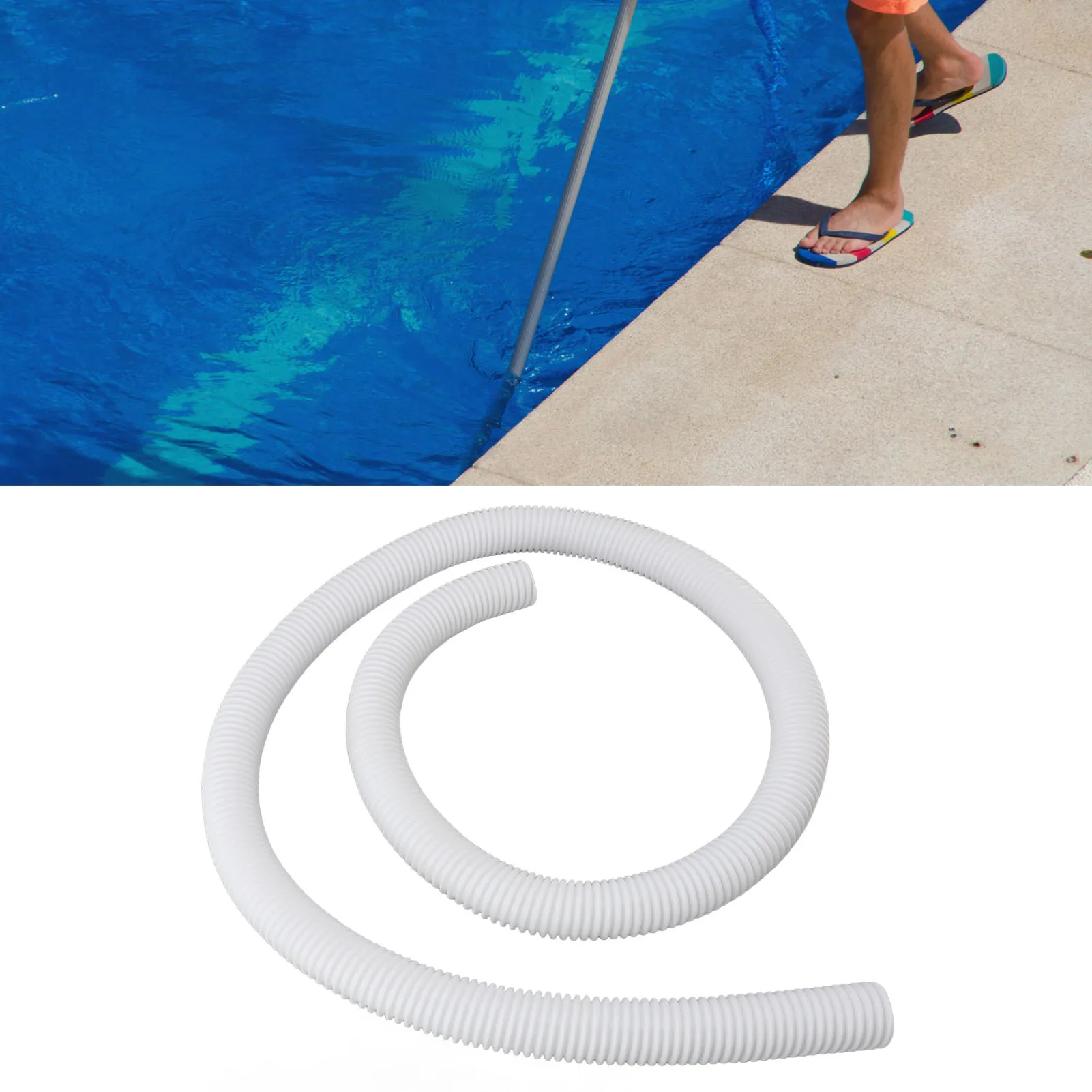 Pool Cleaner Cuffless Feed Hose Easy To Replace PVC 6ft 9 100 3102 Feed Hose For Polaris 360