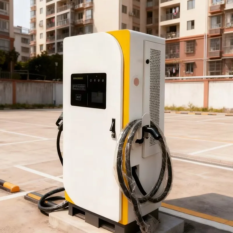 AC DC Car Charging Station 60KW 120KW 180KW Fixed Installation Public EV Charger Electrical Vehicle DC Fast Charging Post