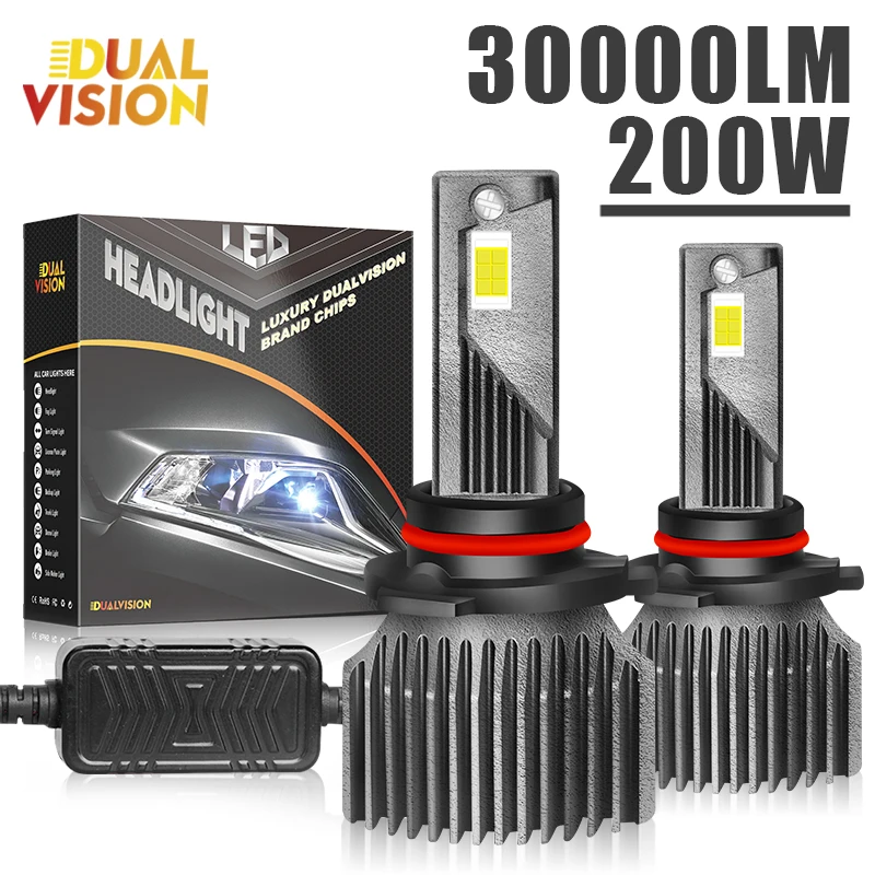 

H7 LED Canbus Headlight 80000LM CSP Chip LED H4 H1 H11 9005 9006 HB3 HB4 9012 HIR2 200W 6000K PTF Ice Bulb Turbo Fog Light 12V