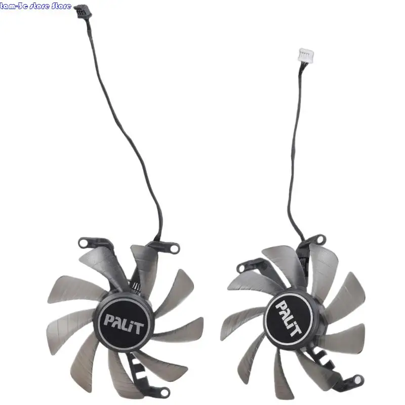 

D0UA 85mm 4Pin GA91S2U GPU Fan for PALIT 2070 2060 1660 1660 Ti Graphics Card Replacement Fan