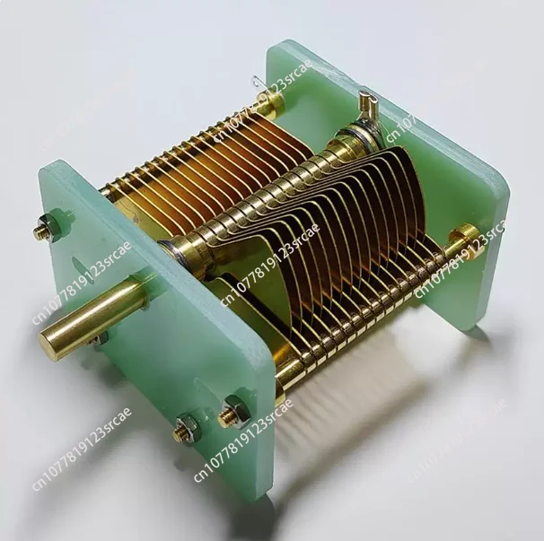 Air Variable Capacitor 10-330pF, Semi Handmade High Voltage Tuning Capacitor for RF Amplifier Radio DIY Circuit Production