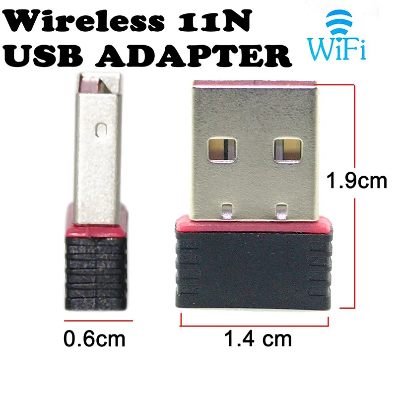 Nuovo MT7601 Mini USB WIFI Adattatore 802.11n/g/b Antenna WiFi 150Mbps Wireless LAN Scheda di Rete USB Esterna Wifi Per Desktop Laptop