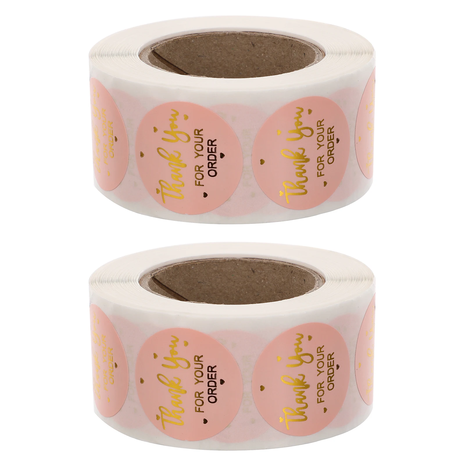 

2pcs 2 Rolls You Stickers Self Adhesive Large Quantity Gift Thank You Sticker DIY Sticker Candy Bag Label Wrapping Paper Decal