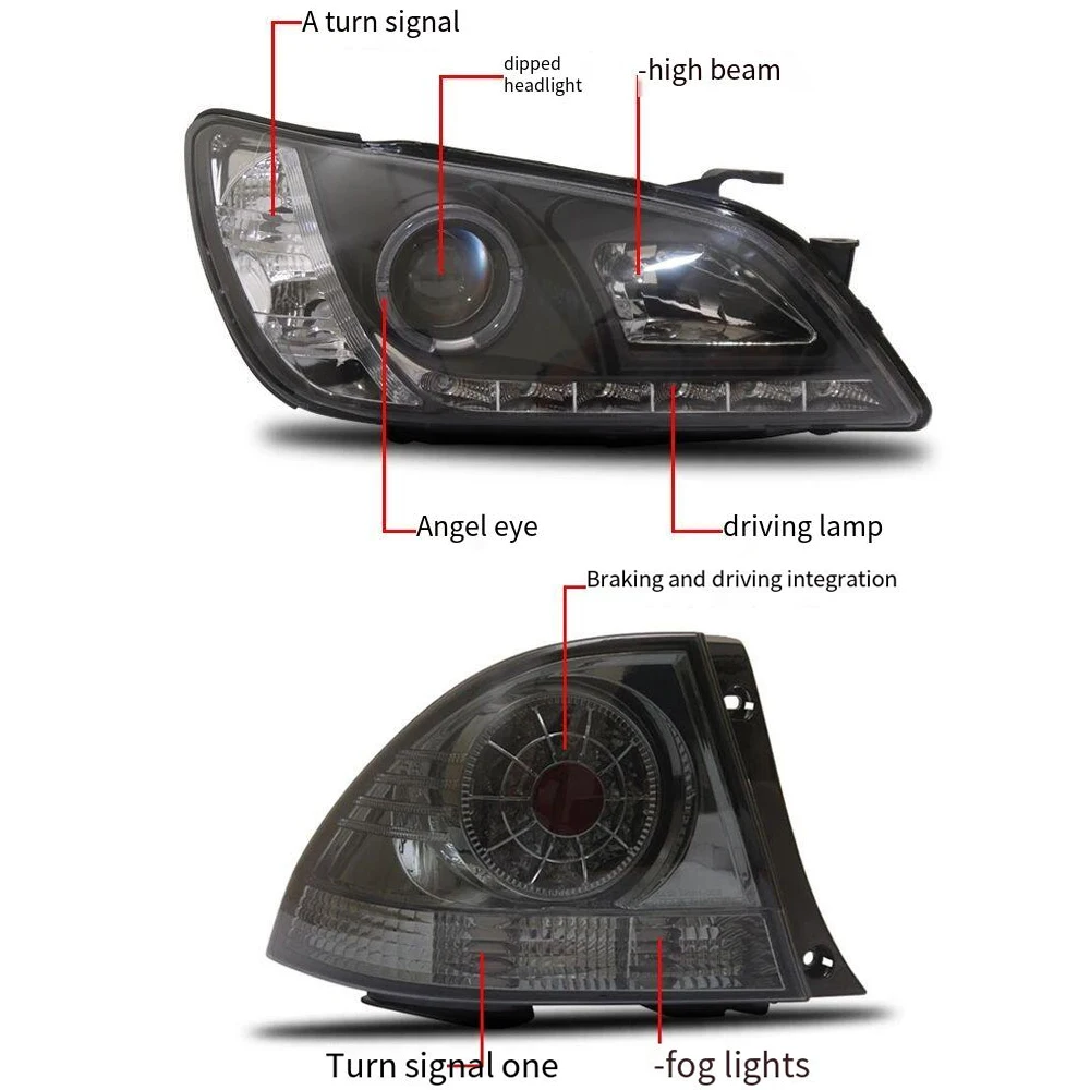 

For lexus Is200 Is300 Modified Headlight 2001-2005 Is300 Upgraded Lens Emitting Diode Headlight Assembly Ready to Use Projector