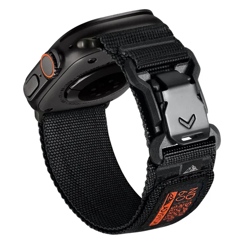 Correa deportiva ancha de nailon suave con hebilla magnética Fidlock compatible con correas de Apple Watch para mujeres y hombres