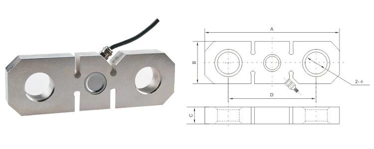 GSL307 Overhead Crane Tension Force load cell 50ton