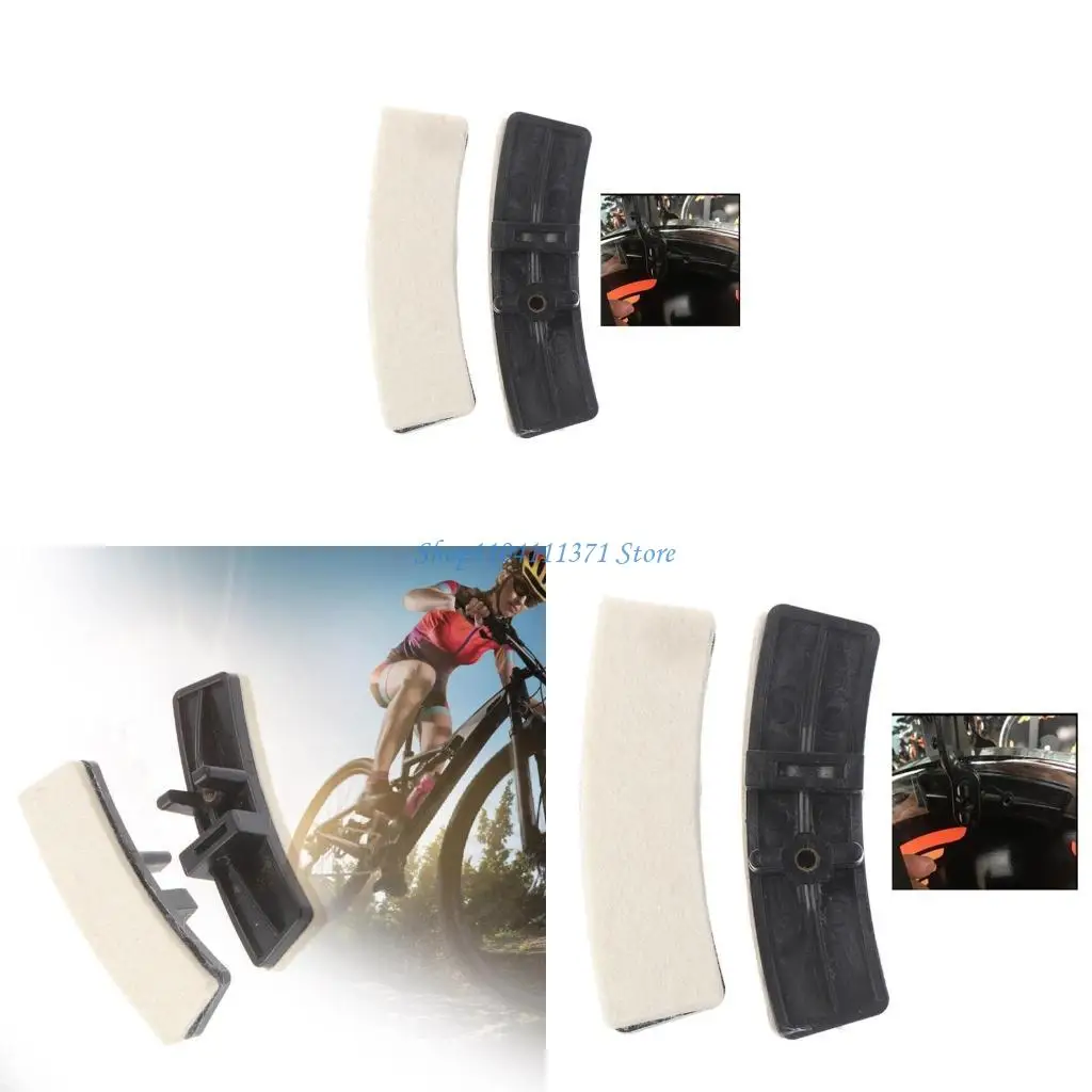 

P9FC Antiskid Bicycles Brakes Wear Resistant Frictions Wheel Brake Silents Brake Pad