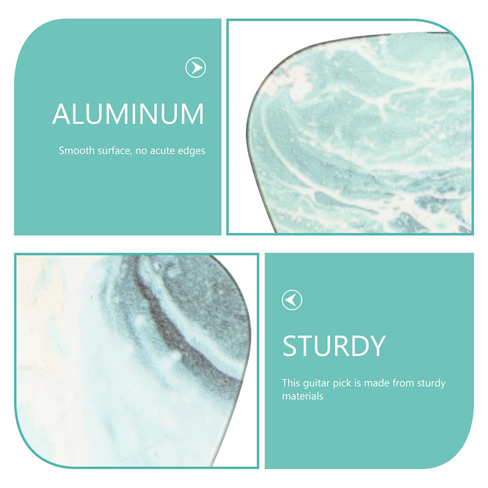 

6Pcs Guitar Picks Folk Thick Durable Electric Guitar Picks Bulk Musical Accessories Practical for Stage Performance Practice