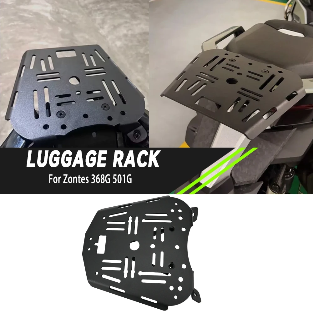 For ZONTES 368G 501G Motorcycle Modified Replacement Accessories Tail Box Bottom Base Plate Aluminum Removable Rear Luggage Rack