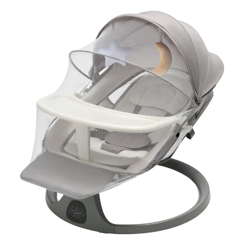 0-12 months baby Rocker Smart touch screen baby rocking chair Multi-function cradle electric soothing rocking chair