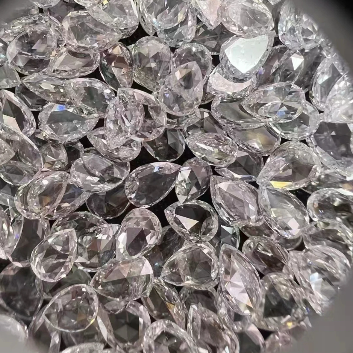 1CT ارتفع جولة/الكمثرى/الماركيز/القطع البيضاوي مختبر الماس الصغيرة الحجم مختبر نمت الماس أحجام مختلفة مختبر الماس للبيع بالجملة #3