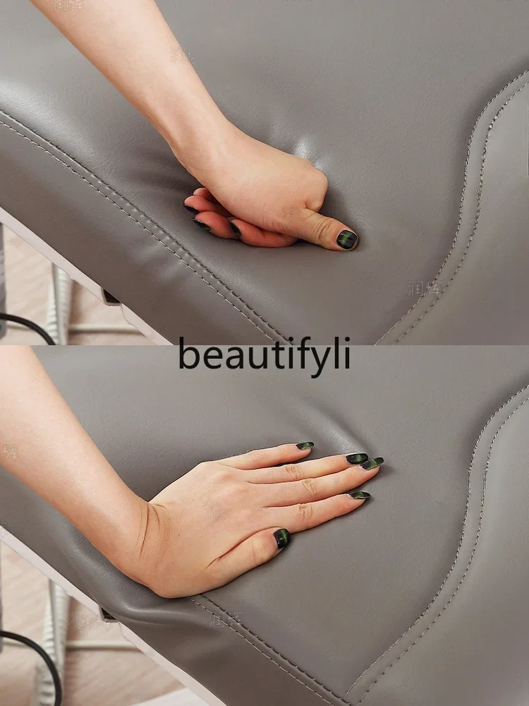 Professional pedicure chair foot soaking foot therapy electric lifting beauty bed micro-injection nail art tattoo bed