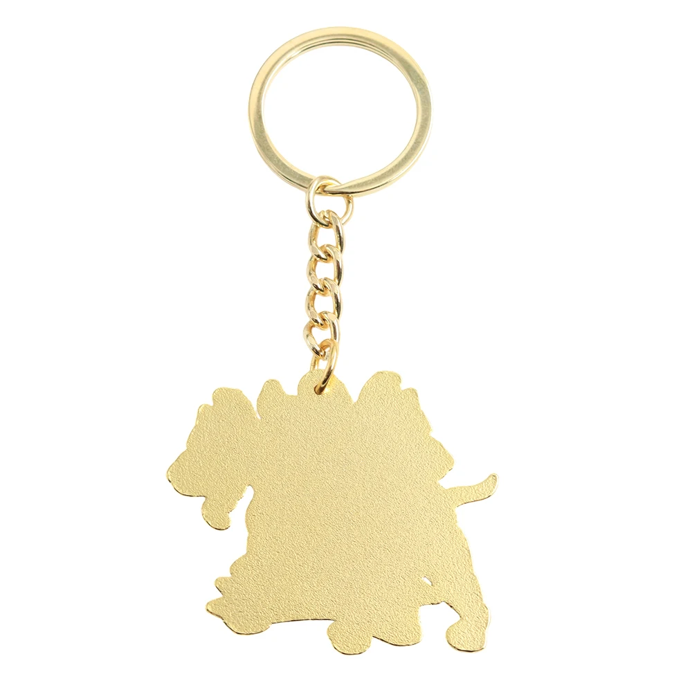 ثلاثة رؤوس الكلب رقيق المفاتيح سيربيروس الجحيم كلب الصيد حلقة رئيسية راعي القديس قلادة مخلوق سحري مجوهرات #6