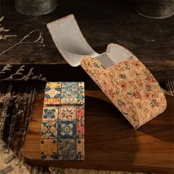 Estuche para gafas Retro con Mural de corcho antiguo resistente a la presión, almacenamiento portátil para miopía, caja sexual para Unisex