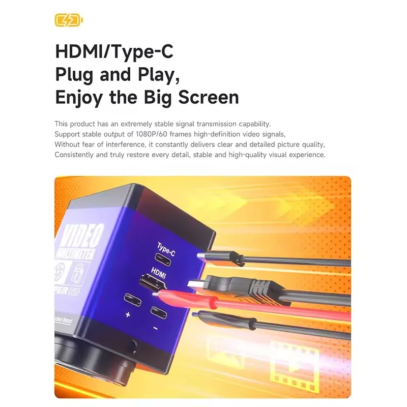 MECHANIC Action 2 Microscope Video Multimeter 1080P HD Video Tester High-Precision Measuring For Phone/Tablet/Laptop Repairs
