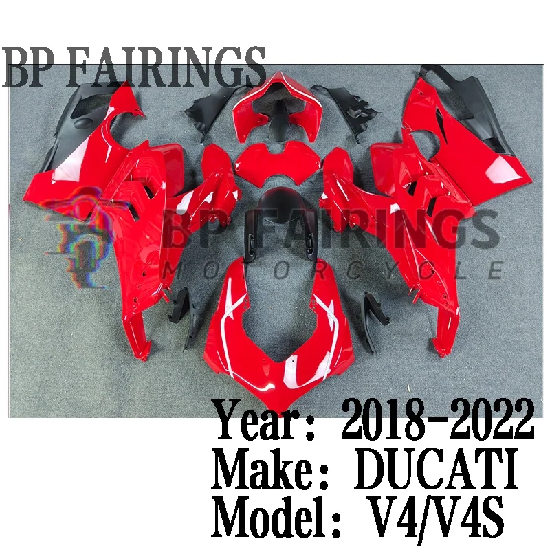 

Для DUCATI panigale V4 2018 2019 2020 2021 2022 Новые мотоциклетные полные обтекатели из АБС-пластика для ducati V4 V4S 18 19 20 21 22 Кузовы