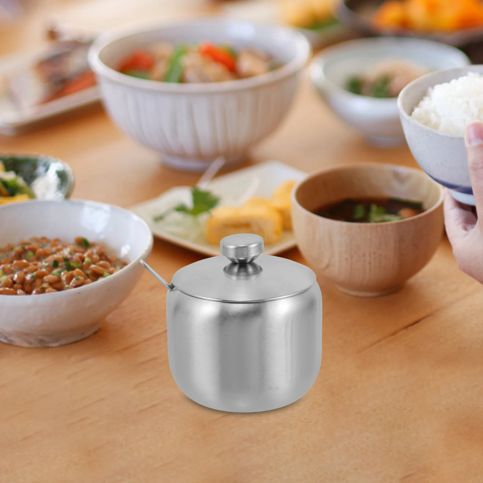 

2pcs Spice Jar Kitchen Seasoning for Pepper Container Tank Empty Jars Condiment with Lids