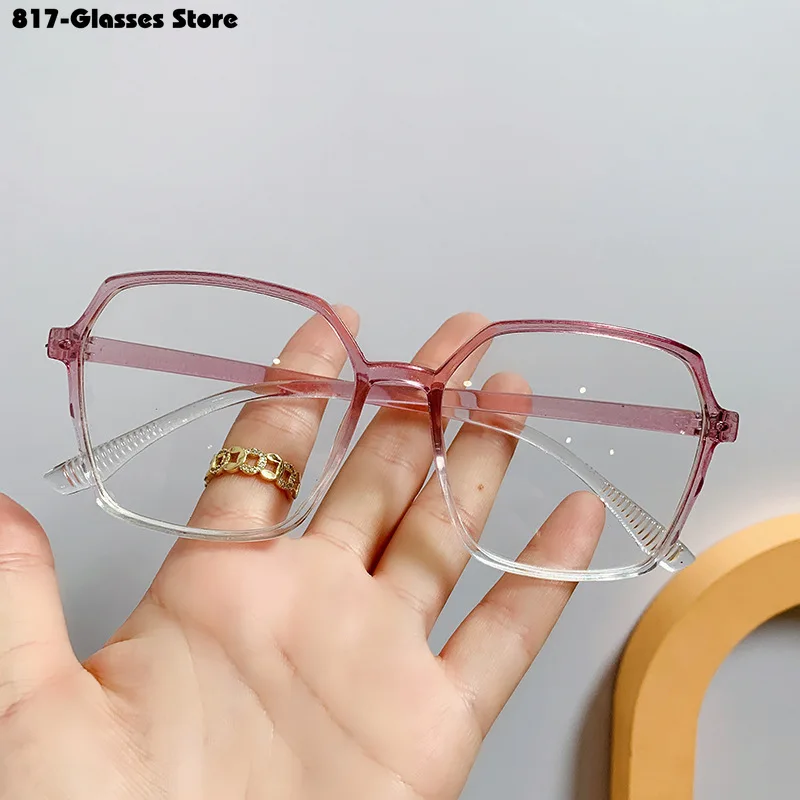 Anti Blue Light Glasses Computer Glasses Fashion Male and Female Large Frame