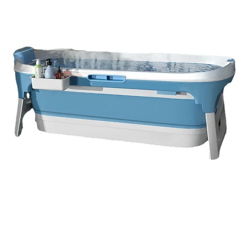 Plastique Foldable Bathtub Indoor Modern Aesthetic Women Bathtub Bedroom Single Home Baignoire  Interior Decoration