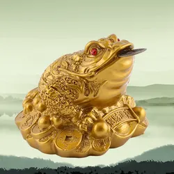 Chinese Feng Shui Wealth Lucky Money Frog Toad Home Office Decoration Good Lucky Gift Feng Shui Frog Lucky Frog Lucky Toad
