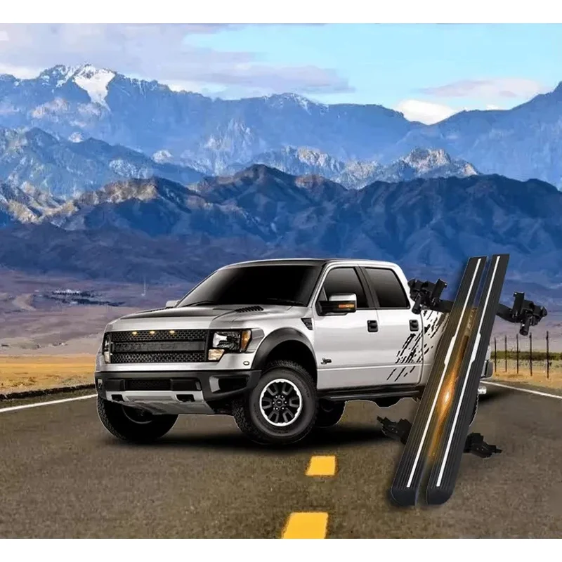 Power Automatic Aluminium Alloy Electric Side Step Running Board For F150 2014 2016