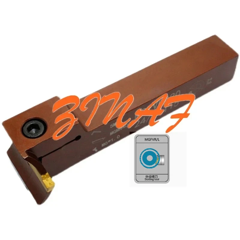 MGFVR Spring steel MGFVR 7-shaped face groove cutter MGFVR320 MGFVR325 For MGGN300 slotting Carbide Insert Lathe
