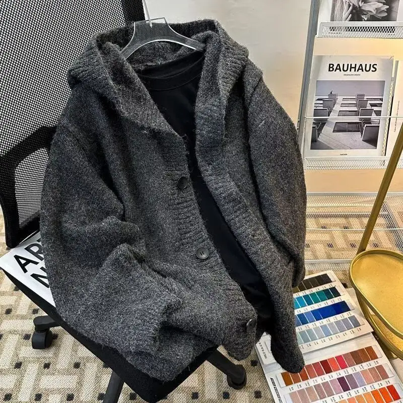 الأمريكية Sle الفاخرة هوديي البلوز الرجال ربيع جديد الراقية الرجعية المنسوجة Jaet معطف الشباب Vitali Sle ألياف البوليستر