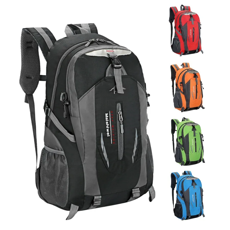 

36L Travel Backpack Waterproof Hiking Daypack with Multiple Compartments and Pockets Nylon Backpack for Camping