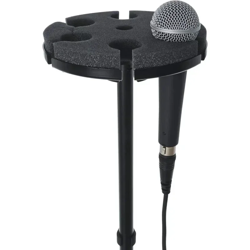 Multiple microphone support metal 6 mic stand bar mic tray holder подставка для микроф fixed for Studio Stage