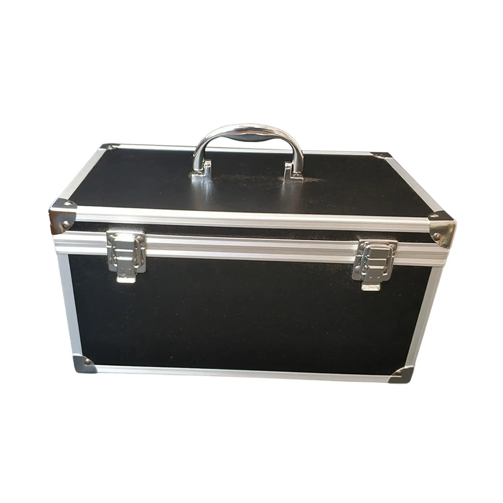 Protective Toolbox Large Space Waterproof Small Parts Chest Hard Shell Carrying Case for Outdoor Household Home Workplace Garage