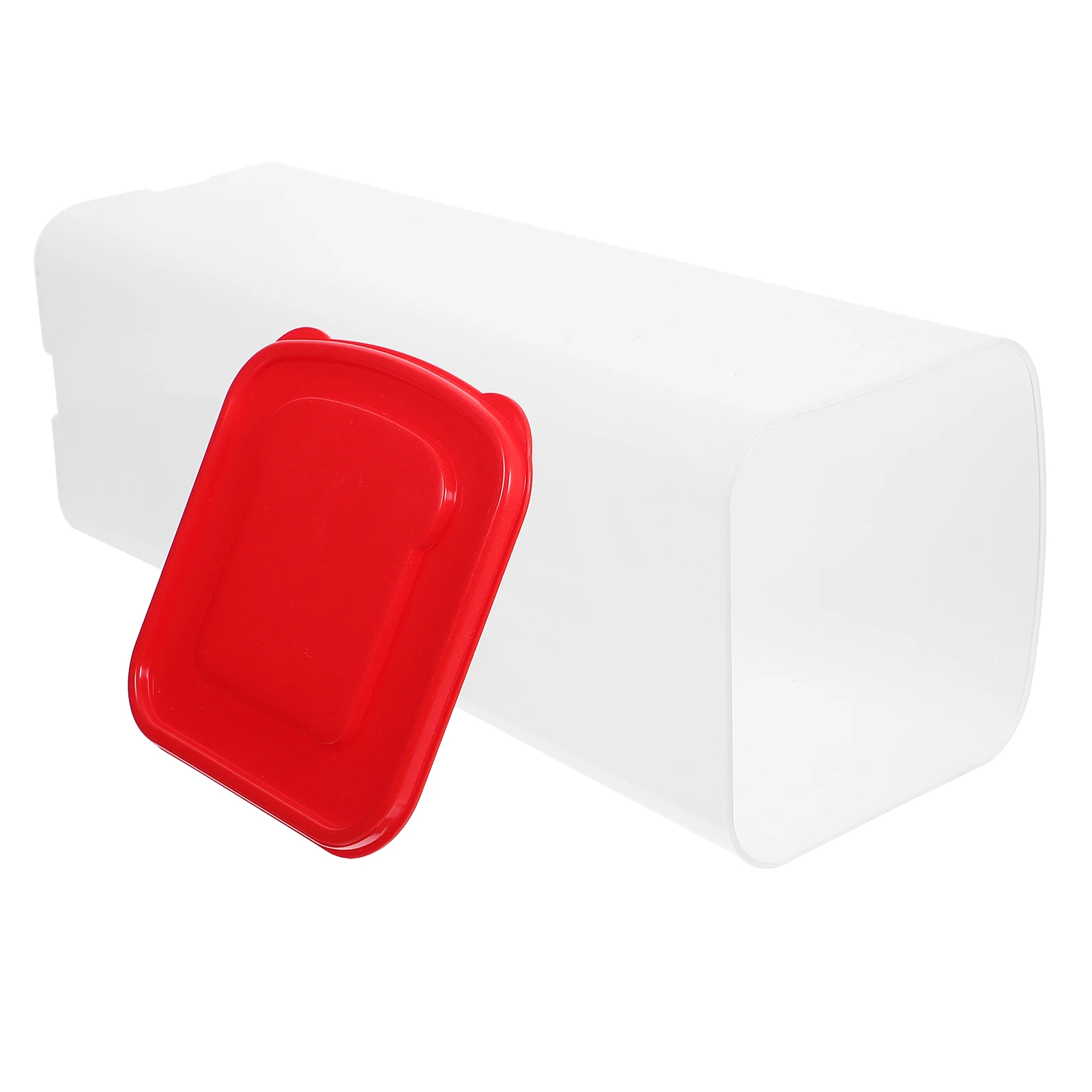 

Bread Storage Box Containers Airtight Loaf Bakery Boxes Portable Carrier White Kitchen Pantry Organizer Container