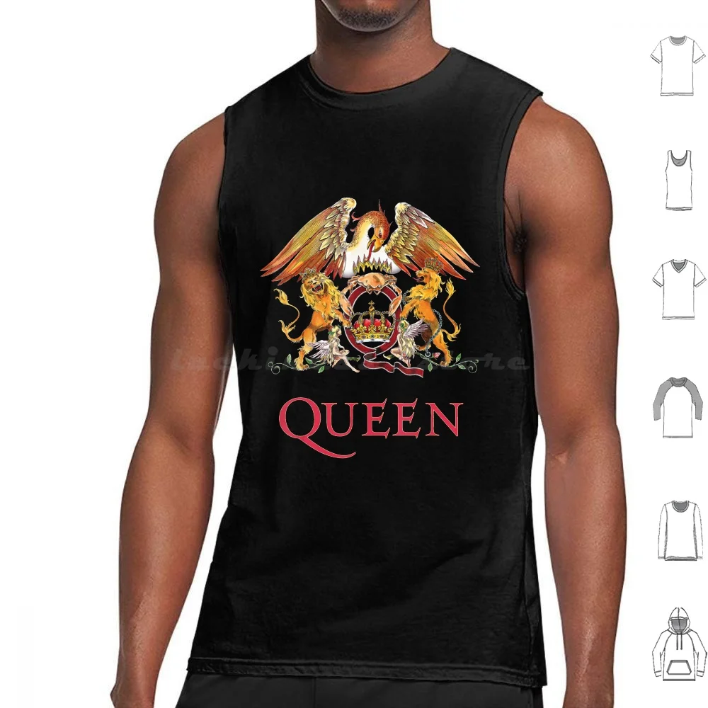 

Queen Official Classic Crest Tank Tops Print Cotton What Is Black     Whats The Meaning Of Black Black