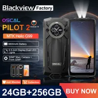 BLACKVIEW OSCAL PILOT 2 Rugged Smartphone 8GB 256GB 8800mAh Helio G99 6.5'' 120Hz Mobile Phone with Dual LED Flashlights