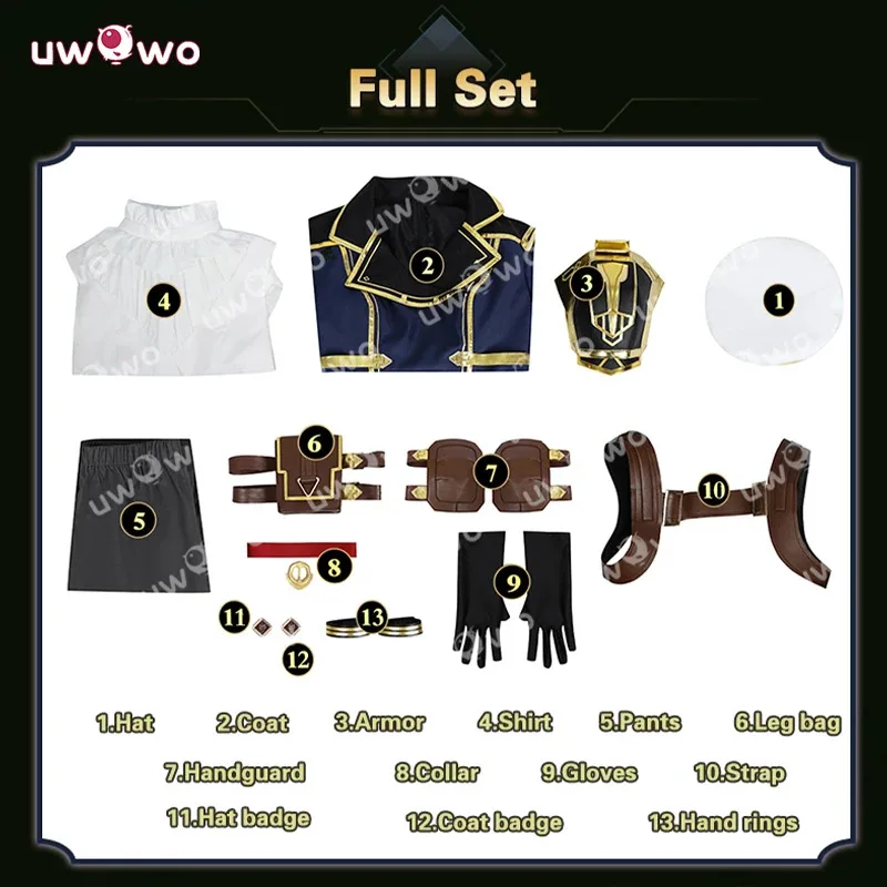 IN STOCK UWOWO Collab Series：Caitlyn Cosplay  League of Legends/LOL Arcane Season 2 Caitlyn Cosplay Costume Halloween Costume