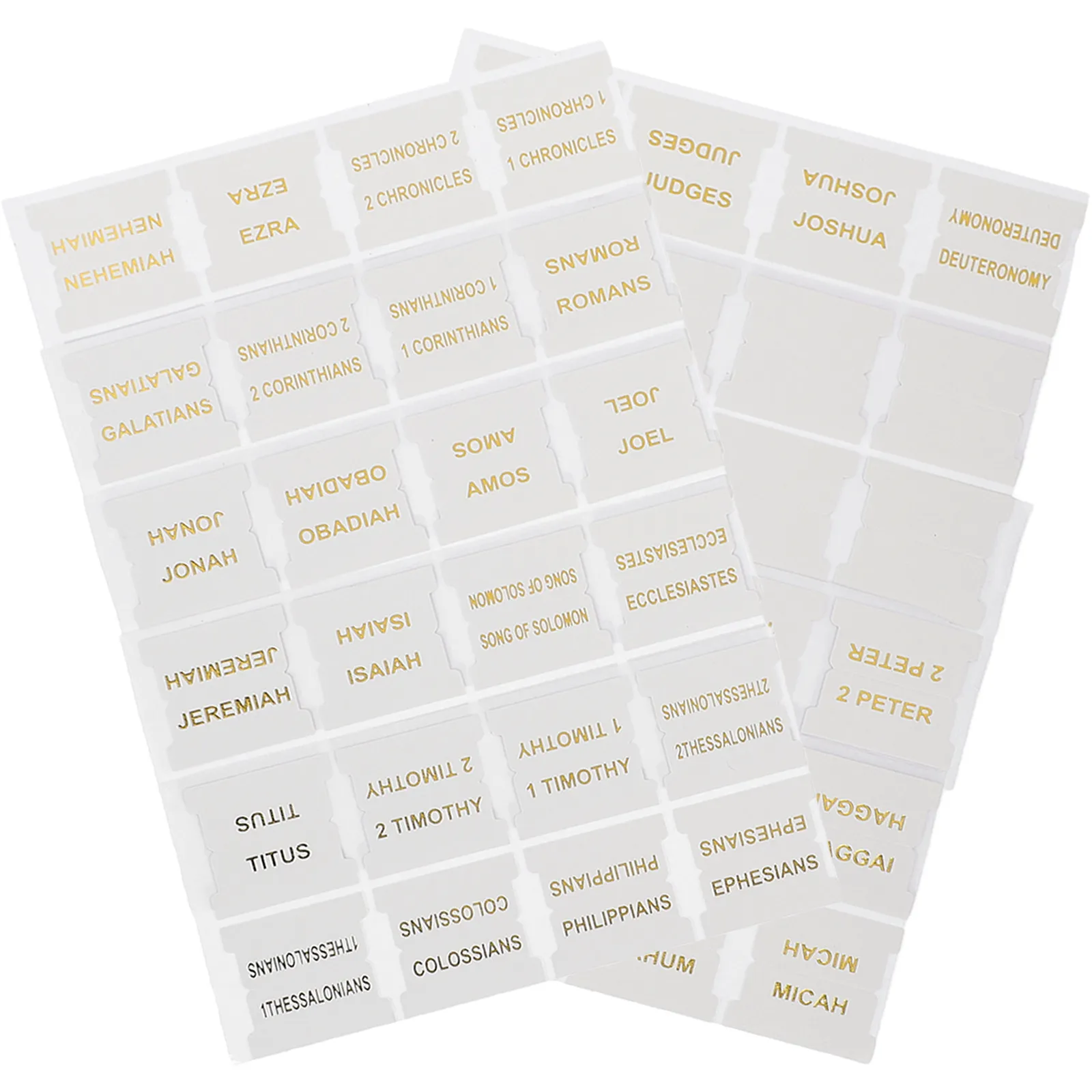 10Sheets Bible Tabs Index Dividers Small Stickers Clear Visible Bible Study Supplies Book Tabs Book Accessories