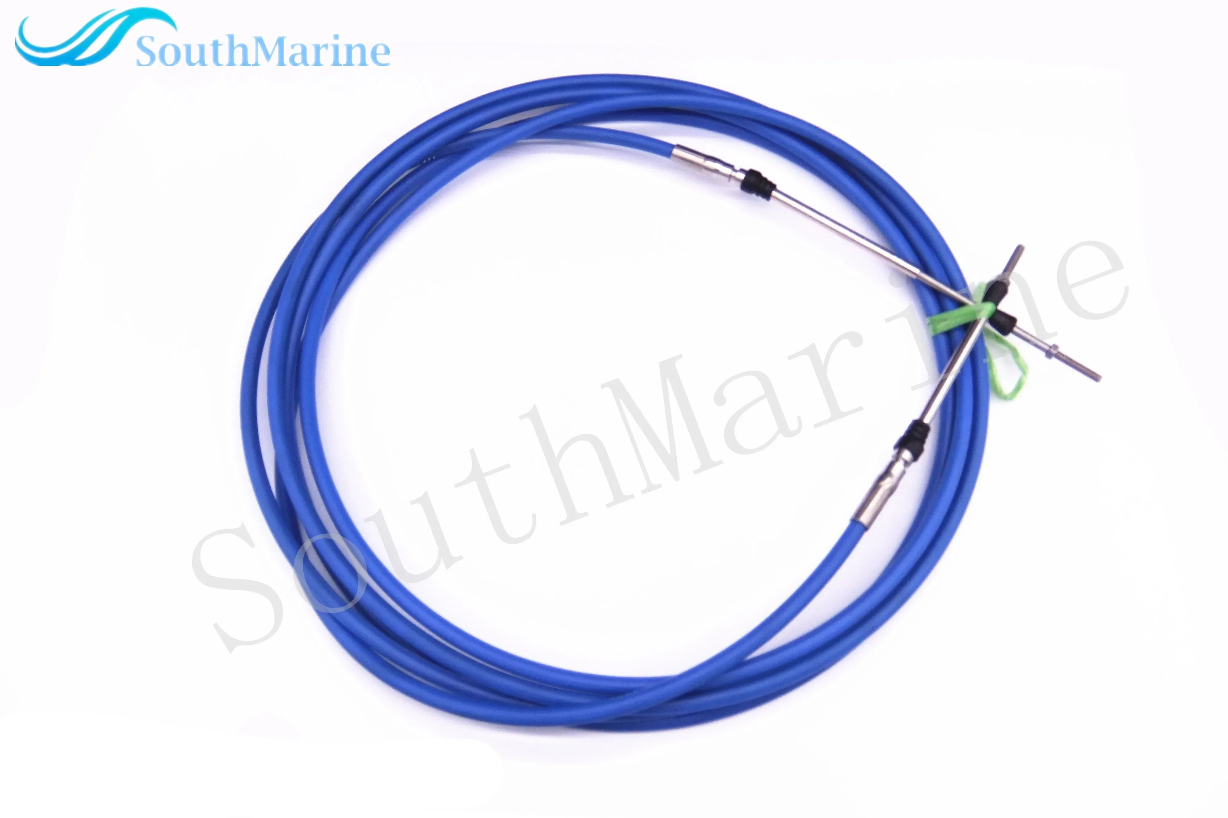 Outboard Engine ABA-CABLE-18-GY Remote Control Throttle Shift Cable 18ft for Yamaha Boat Motor Steering System Blue 5.486m