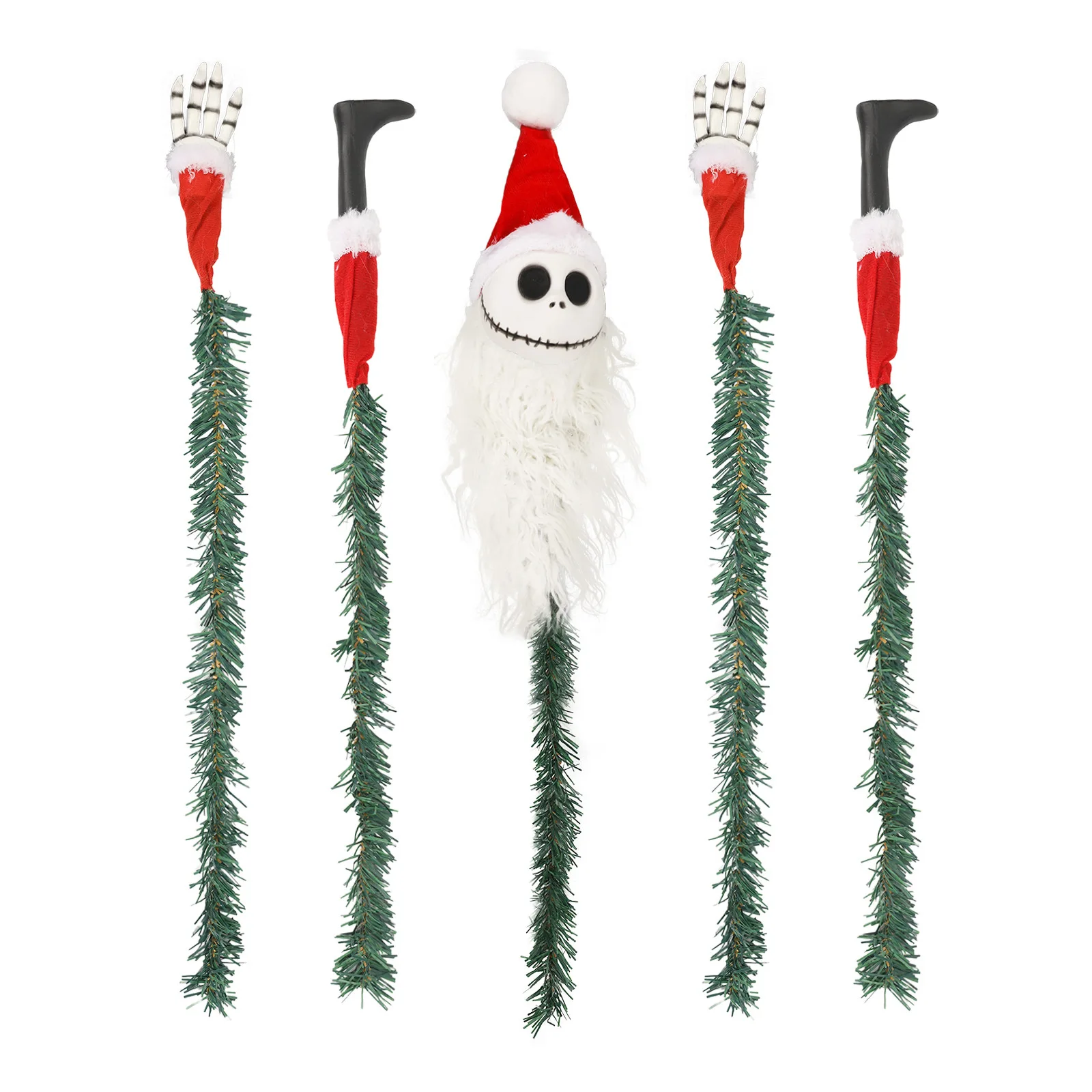 

Disney Stitch The Nightmare Before Christmas Jack Skellington Santa Claus Christmas Tree Garden Decorations Ornaments Halloween