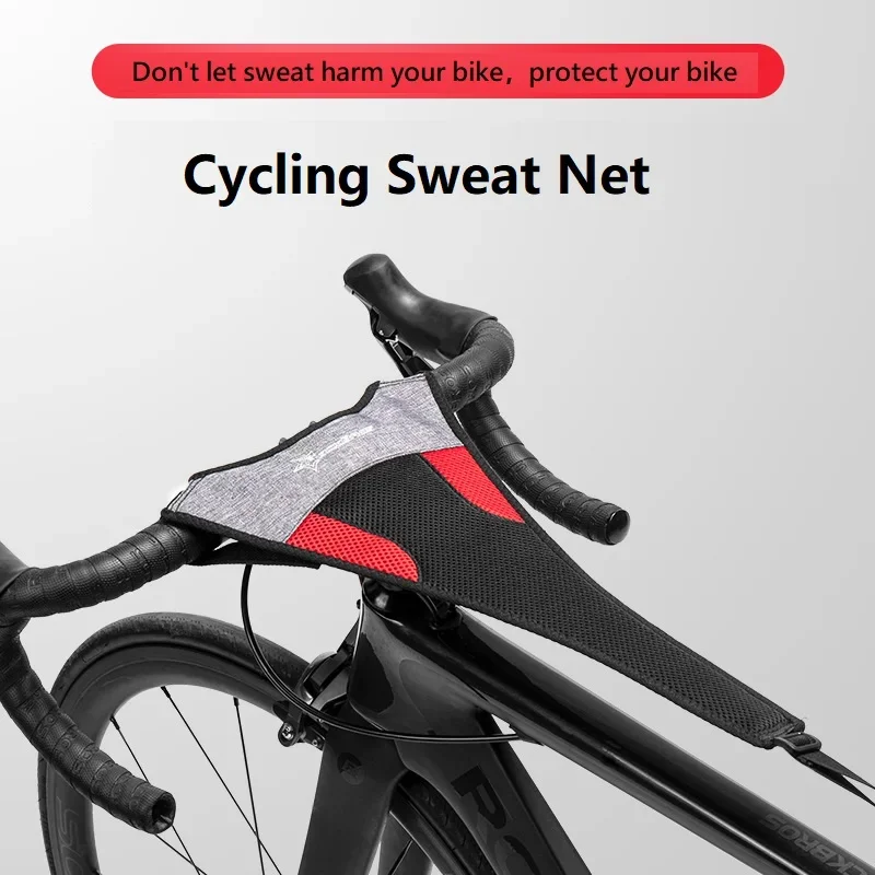 إطار مدرب الدراجة الجبلية الداخلي، غطاء حماية للعرق، شبكة الماسك تمتص حزام العرق، حزام تدريب توربو مرن