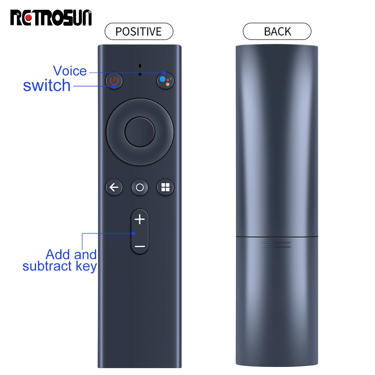 صوت جديد للتحكم عن بعد لميو تي في بوكس أندرويد WH210601B #4