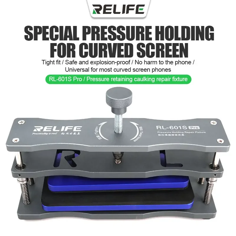 RELIFE RL-601S SL Plus Mini Universal 360 Rotating Fixture Clamp Holder for Iphone Samsung Huawei Remove the Back Cover Glass