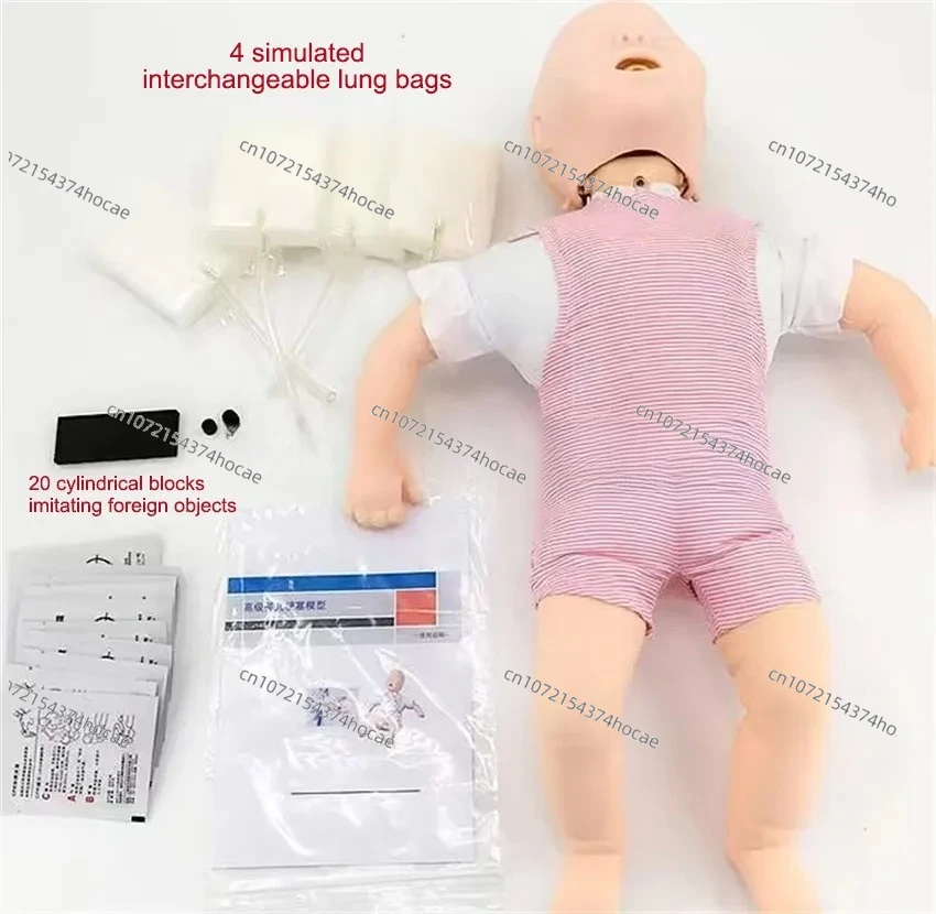 Infarction Model Infant Airway Obstruction Training Manikin Cardiopulmonary resuscitation simulation Teaching Tool 55cm