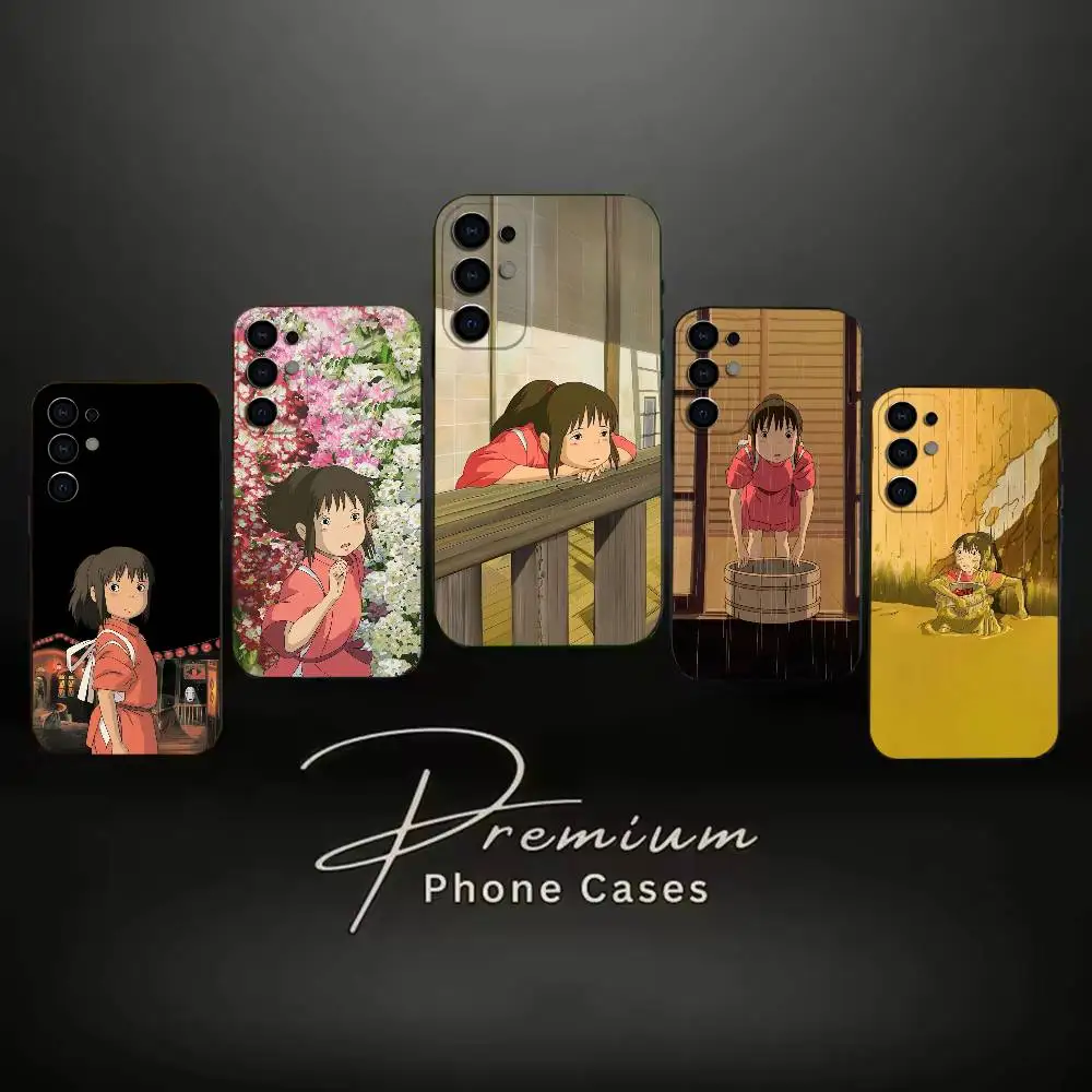 Kind S-Spirited smart Away  Phone Case Soft Black Case For Samsung S24,S30,S21,S23,S22,S20,Ultra,S25,Plus