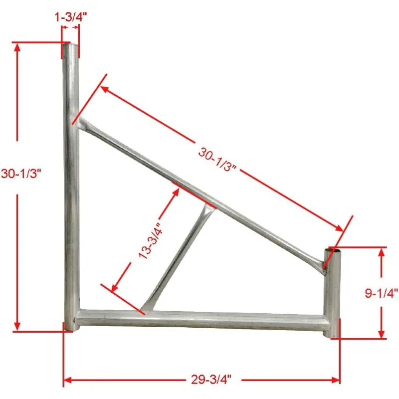 4 peças 30 "x29" x30 "golfantes de segurança + 4 peças 18" conjunto de cric de parafuso de nivelamento ajustável para maxi quadrado, 4 pacotes