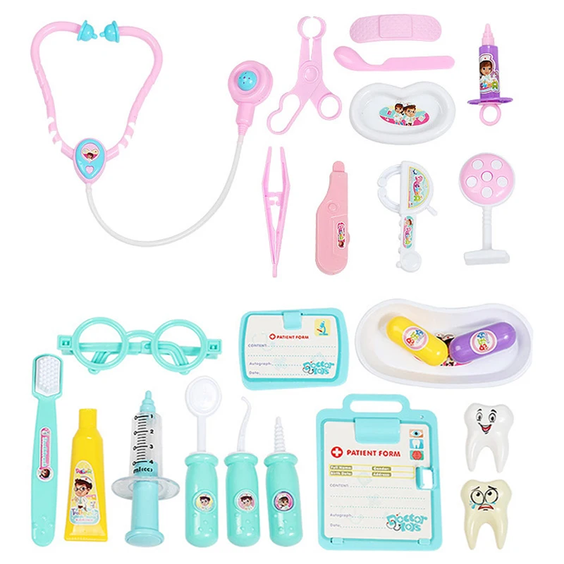 Juego de médicos para niños, casa de juegos de rol para niñas, Kit médico de simulación de Hospital, bolsa de enfermera, regalos de Juguetes