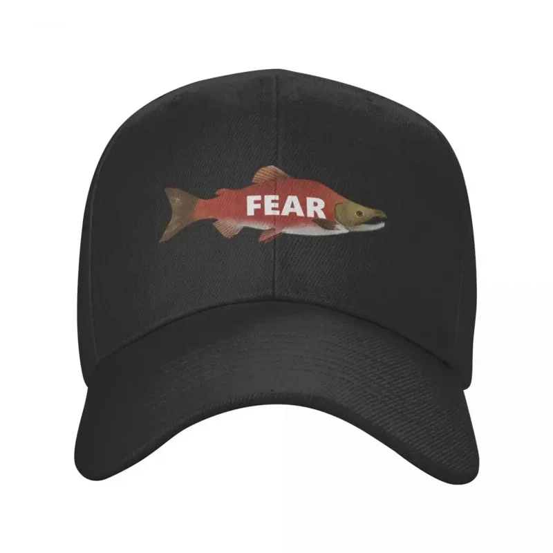 Fear the salmon Baseball Cap Thermal Visor Hat Baseball Cap Golf Hat Girl Men's