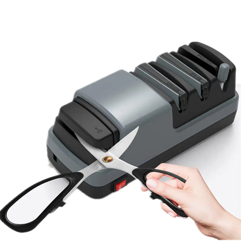 Versatile Electric Sharpener For Kitchen Blades Scissors Garden Axes Portable Power Grinding Machine Household Tool
